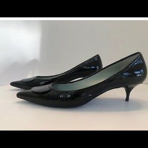 Black Patent Leather Pointed Toe pump